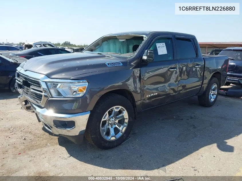 2020 Ram 1500 Big Horn/Lone Star VIN: 1C6RREFT8LN226880 Lot: 40532545