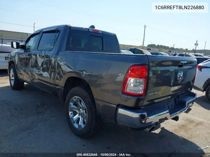 2020 Ram 1500 Big Horn/Lone Star VIN: 1C6RREFT8LN226880 Lot: 40532545