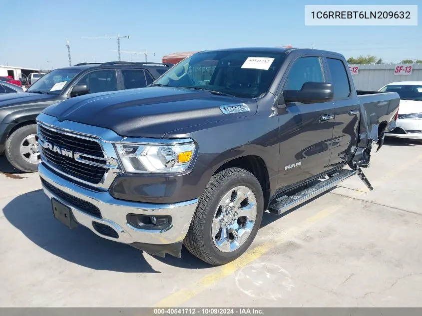 2020 Ram 1500 Lone Star 4X2 6'4 Box VIN: 1C6RREBT6LN209632 Lot: 40541712