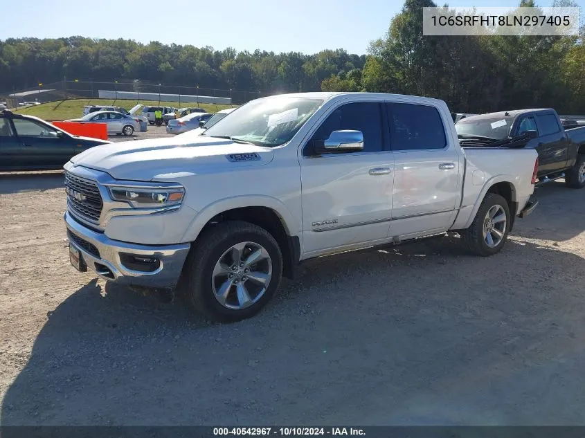 2020 Ram 1500 Limited 4X4 5'7 Box VIN: 1C6SRFHT8LN297405 Lot: 40542967