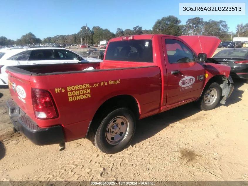 2020 Ram 1500 Classic Tradesman 4X2 6'4 Box VIN: 3C6JR6AG2LG223513 Lot: 40548825