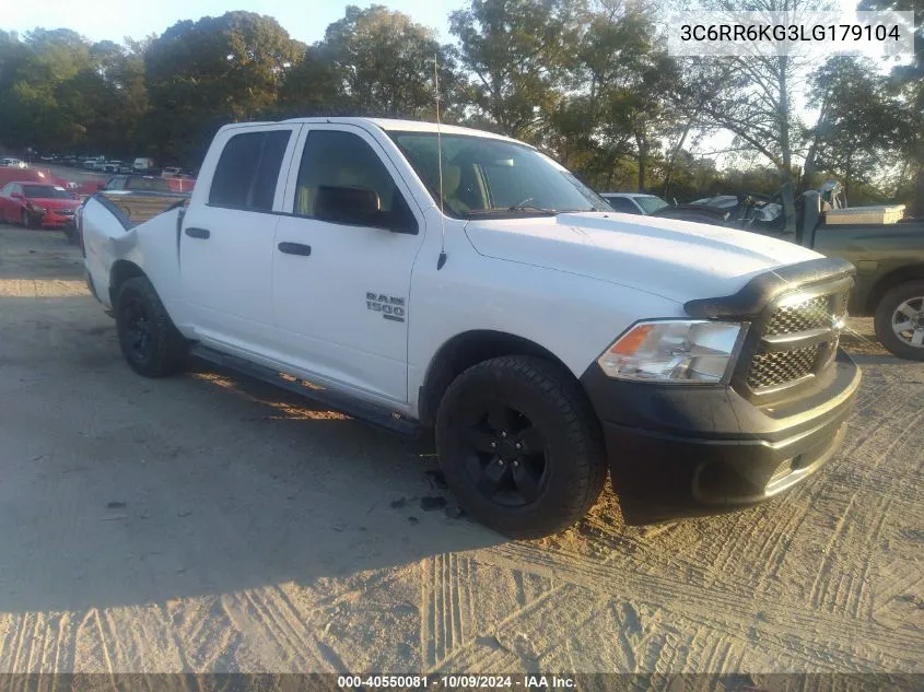 2020 Ram 1500 Classic Tradesman/Express VIN: 3C6RR6KG3LG179104 Lot: 40550081