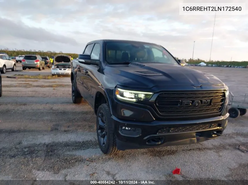 2020 Ram 1500 Limited 4X2 5'7 Box VIN: 1C6RREHT2LN172540 Lot: 40554242