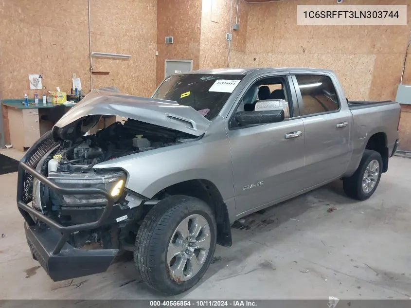 2020 Ram 1500 Big Horn/Lone Star VIN: 1C6SRFFT3LN303744 Lot: 40556854