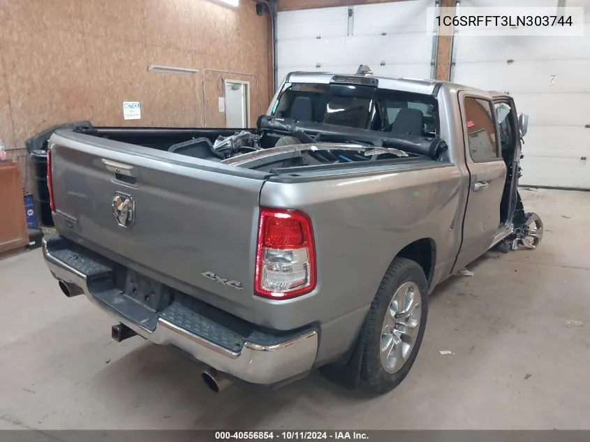 2020 Ram 1500 Big Horn/Lone Star VIN: 1C6SRFFT3LN303744 Lot: 40556854