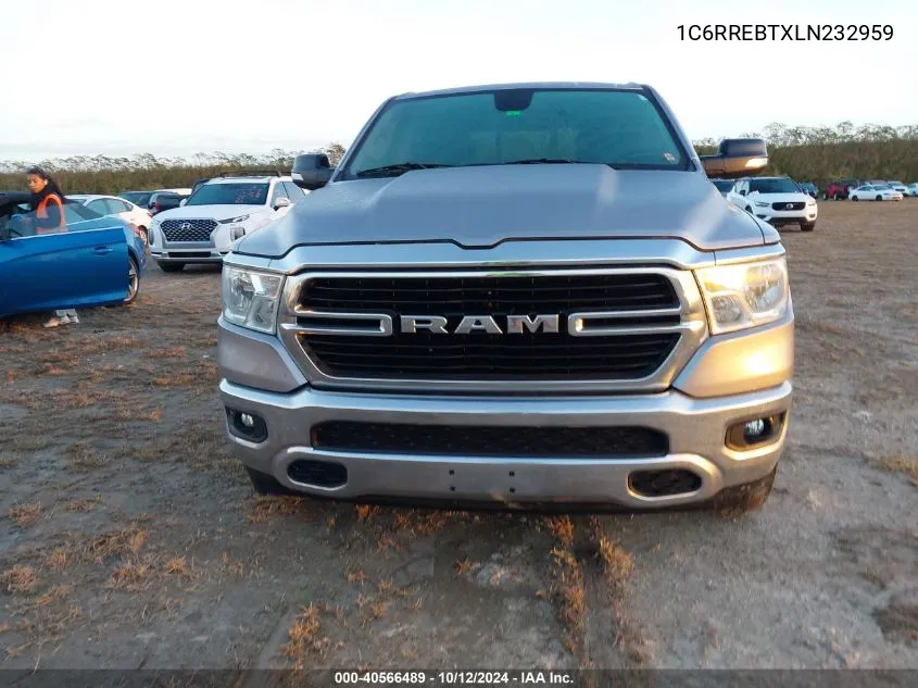 2020 Ram 1500 Big Horn/Lone Star VIN: 1C6RREBTXLN232959 Lot: 40566489