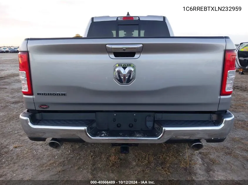 2020 Ram 1500 Big Horn/Lone Star VIN: 1C6RREBTXLN232959 Lot: 40566489