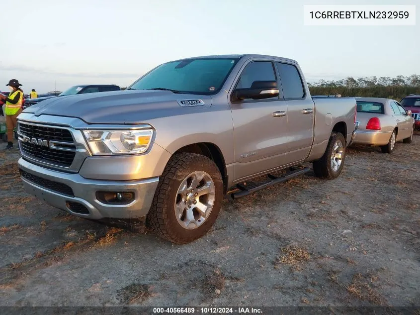 2020 Ram 1500 Big Horn/Lone Star VIN: 1C6RREBTXLN232959 Lot: 40566489