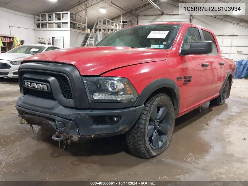 2020 Ram 1500 Classic VIN: 1C6RR7LT2LS103934 Lot: 40568561