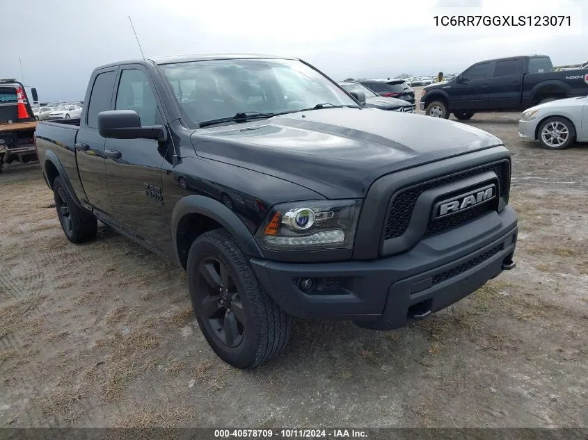 2020 Ram 1500 Classic Warlock 4X4 6'4 Box VIN: 1C6RR7GGXLS123071 Lot: 40578709