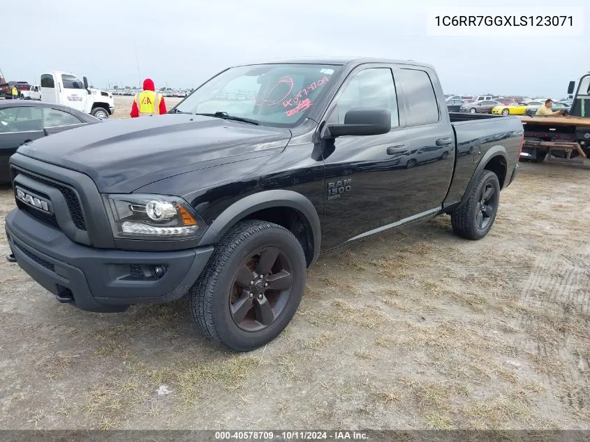 2020 Ram 1500 Classic Warlock 4X4 6'4 Box VIN: 1C6RR7GGXLS123071 Lot: 40578709