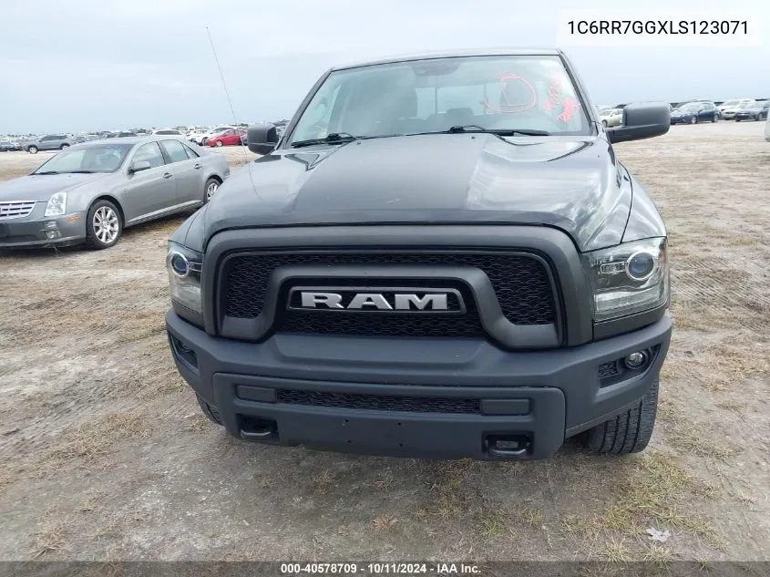 2020 Ram 1500 Classic Warlock 4X4 6'4 Box VIN: 1C6RR7GGXLS123071 Lot: 40578709