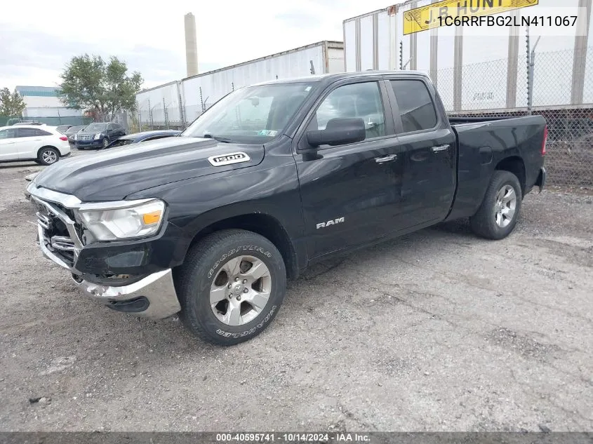 2020 Ram 1500 Big Horn 4X4 6'4 Box VIN: 1C6RRFBG2LN411067 Lot: 40595741