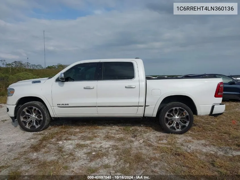 1C6RREHT4LN360136 2020 Ram 1500 Limited 4X2 5'7 Box