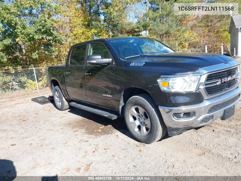 2020 Ram 1500 Big Horn 4X4 5'7 Box VIN: 1C6SRFFT2LN111568 Lot: 40602705