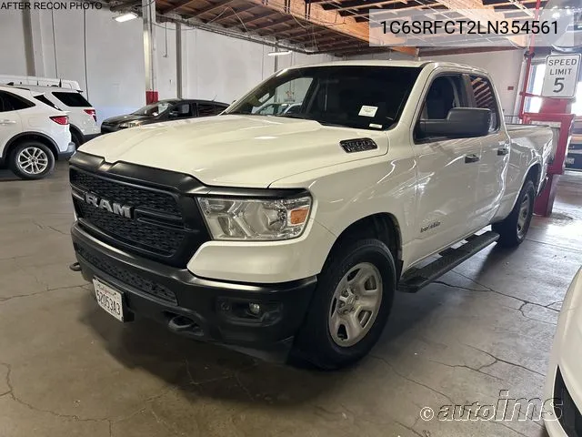 2020 Ram 1500 Tradesman 4X4 6'4 Box VIN: 1C6SRFCT2LN354561 Lot: 40613895