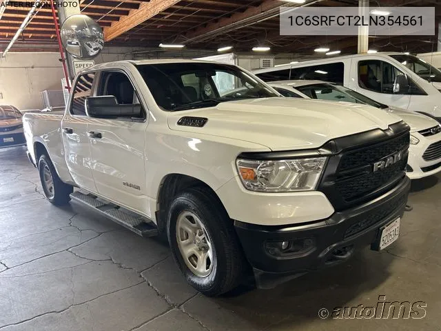 2020 Ram 1500 Tradesman 4X4 6'4 Box VIN: 1C6SRFCT2LN354561 Lot: 40613895