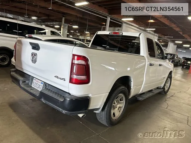 2020 Ram 1500 Tradesman 4X4 6'4 Box VIN: 1C6SRFCT2LN354561 Lot: 40613895