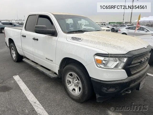 2020 Ram 1500 Tradesman 4X4 6'4 Box VIN: 1C6SRFCT2LN354561 Lot: 40613895