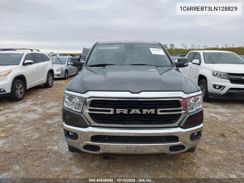 2020 Ram 1500 Big Horn 4X2 6'4 Box VIN: 1C6RREBT3LN128829 Lot: 40639058