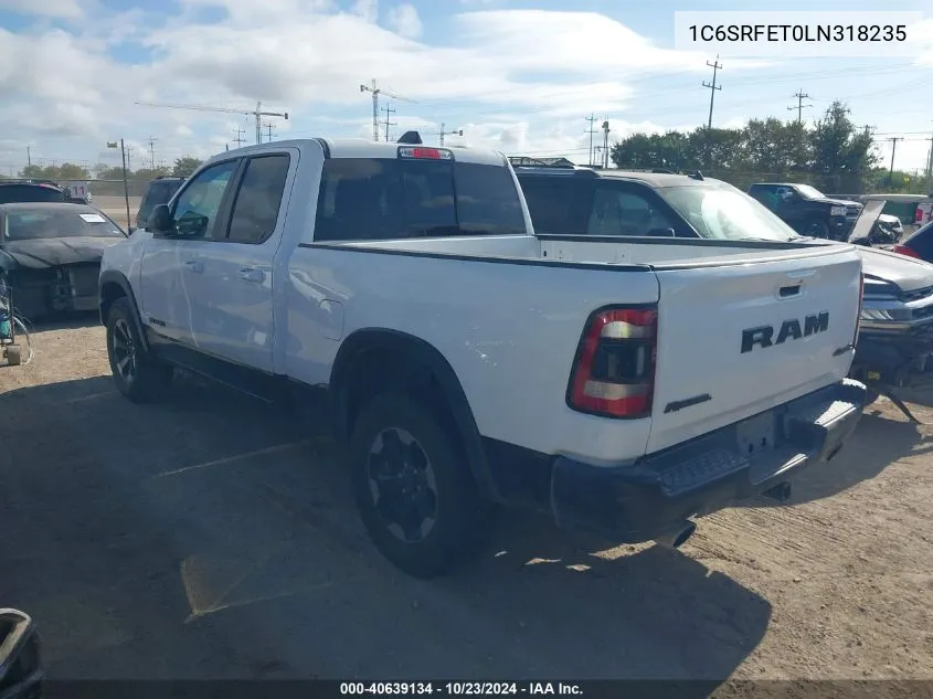 1C6SRFET0LN318235 2020 Ram 1500 Rebel 4X4 6'4 Box