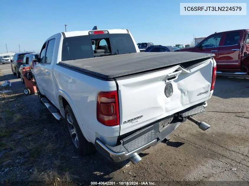 2020 Ram 1500 Laramie 4X4 5'7 Box VIN: 1C6SRFJT3LN224579 Lot: 40642201