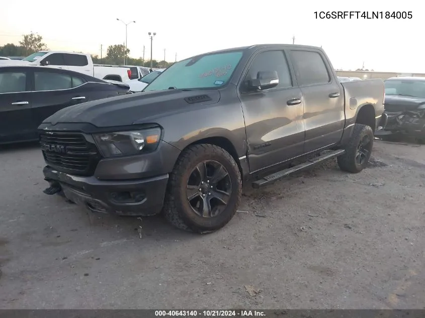 2020 Ram 1500 Big Horn/Lone Star VIN: 1C6SRFFT4LN184005 Lot: 40643140