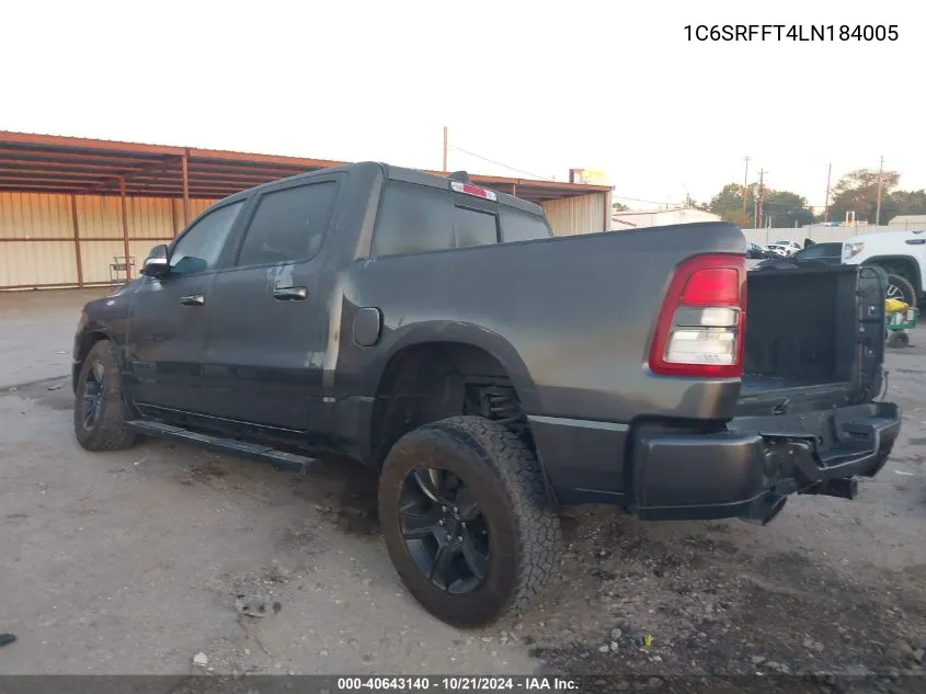 2020 Ram 1500 Big Horn/Lone Star VIN: 1C6SRFFT4LN184005 Lot: 40643140