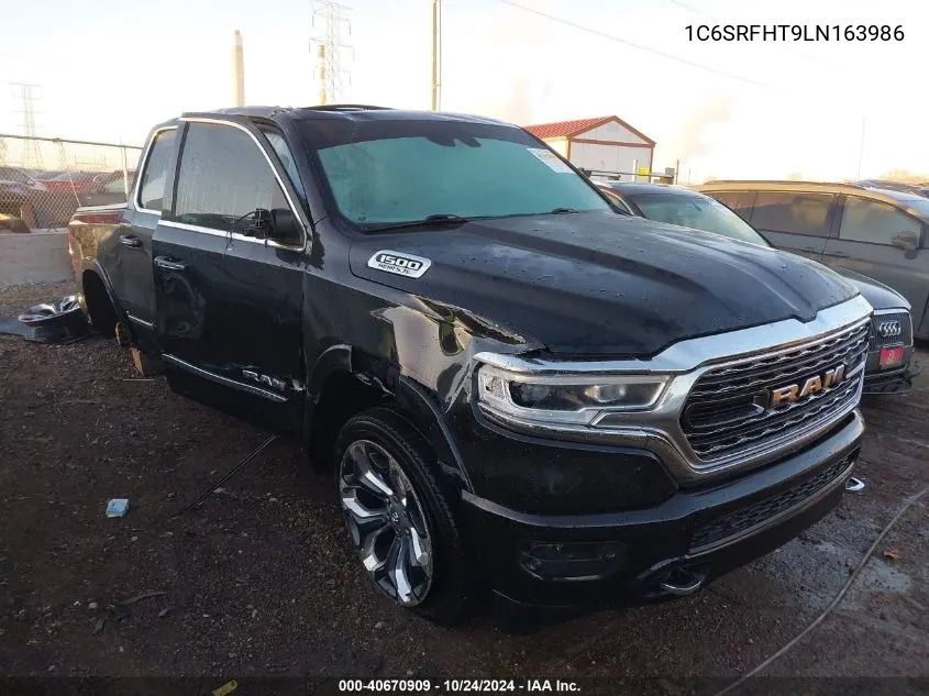 2020 Ram 1500 Limited 4X4 5'7 Box VIN: 1C6SRFHT9LN163986 Lot: 40670909