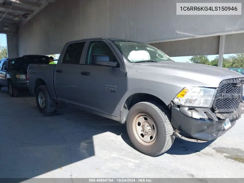 2020 Ram 1500 Classic Tradesman/Express VIN: 1C6RR6KG4LS150946 Lot: 40680754