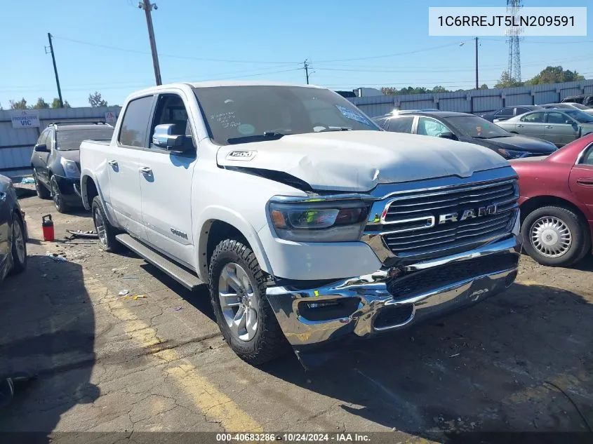 2020 Ram 1500 Laramie VIN: 1C6RREJT5LN209591 Lot: 40683286