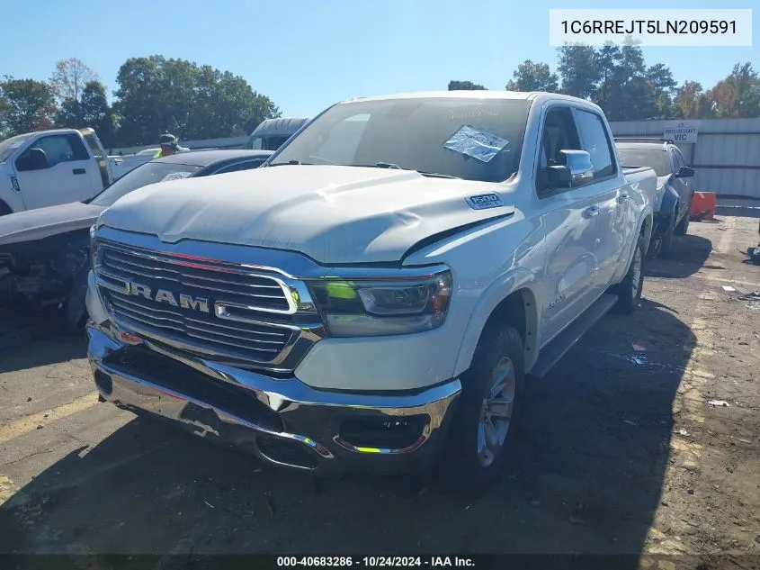 2020 Ram 1500 Laramie VIN: 1C6RREJT5LN209591 Lot: 40683286