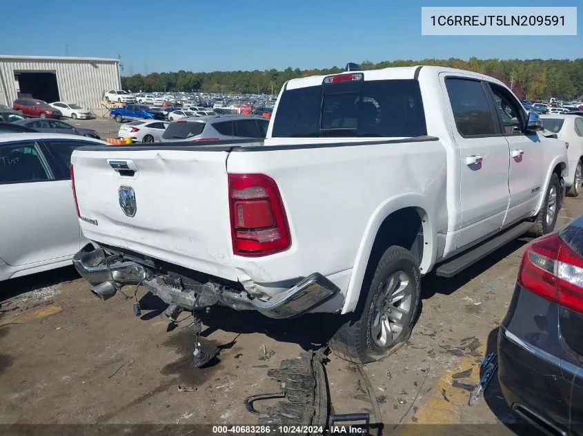 2020 Ram 1500 Laramie VIN: 1C6RREJT5LN209591 Lot: 40683286