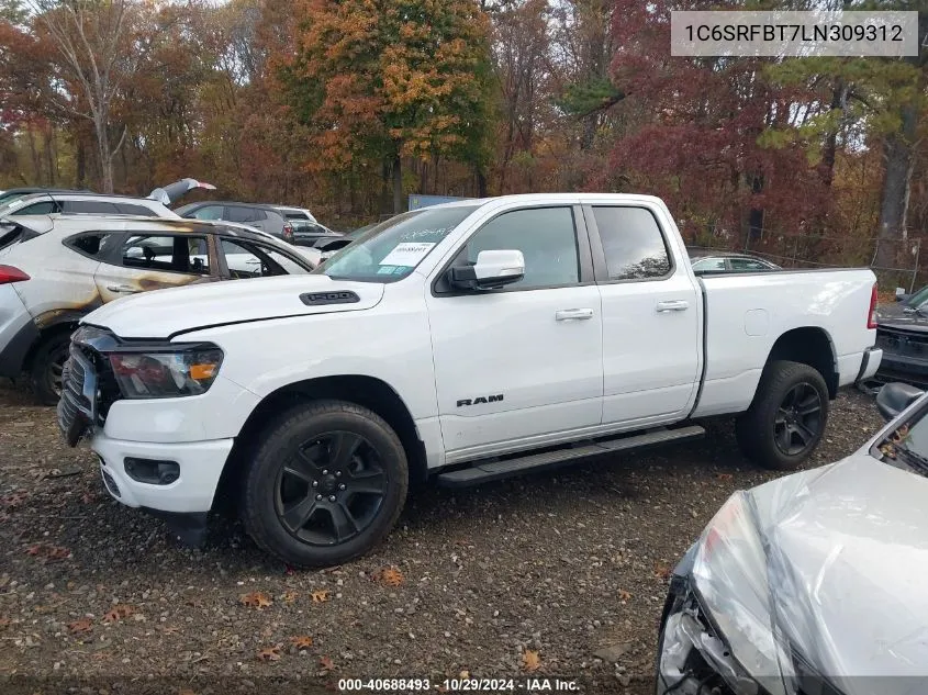 2020 Ram 1500 Big Horn 4X4 6'4 Box VIN: 1C6SRFBT7LN309312 Lot: 40688493