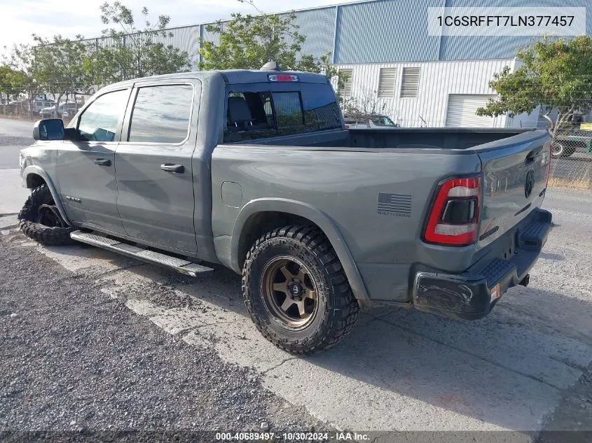 2020 Ram 1500 Big Horn 4X4 5'7 Box VIN: 1C6SRFFT7LN377457 Lot: 40689497