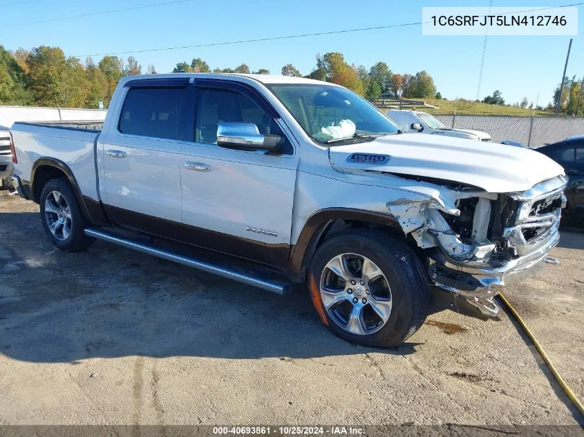 2020 Ram 1500 Laramie 4X4 5'7 Box VIN: 1C6SRFJT5LN412746 Lot: 40693861