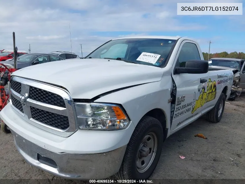 3C6JR6DT7LG152074 2020 Ram 1500 Classic Tradesman 4X2 8' Box