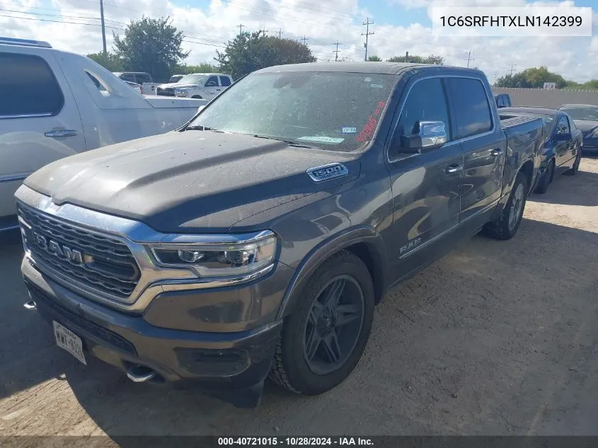 2020 Ram 1500 Limited 4X4 5'7 Box VIN: 1C6SRFHTXLN142399 Lot: 40721015