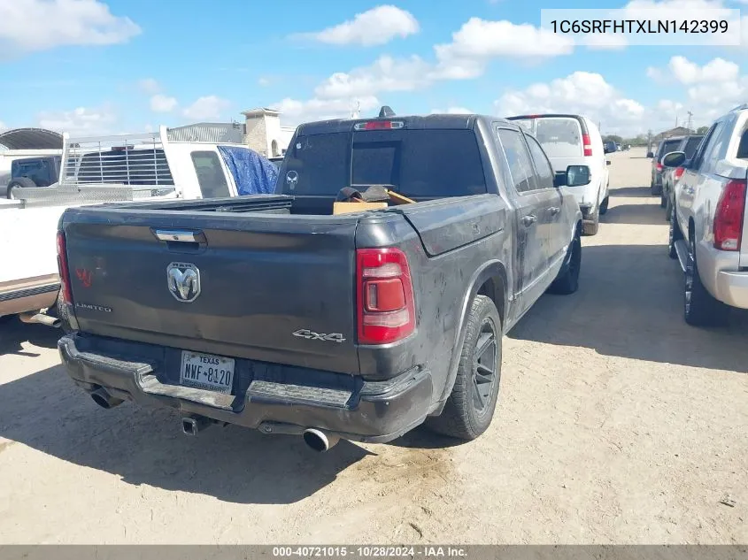 2020 Ram 1500 Limited 4X4 5'7 Box VIN: 1C6SRFHTXLN142399 Lot: 40721015