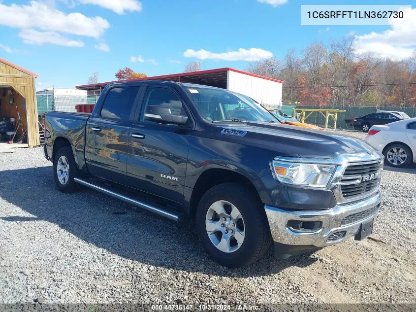 1C6SRFFT1LN362730 2020 Ram 1500 Big Horn 4X4 5'7 Box