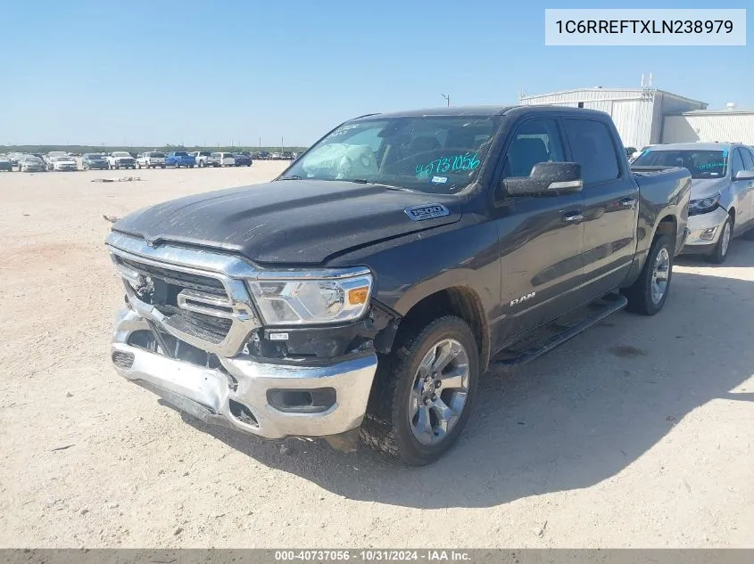 2020 Ram 1500 Lone Star 4X2 5'7 Box VIN: 1C6RREFTXLN238979 Lot: 40737056