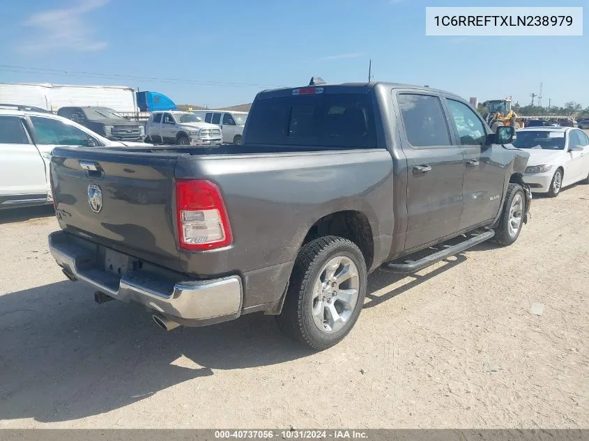 2020 Ram 1500 Lone Star 4X2 5'7 Box VIN: 1C6RREFTXLN238979 Lot: 40737056