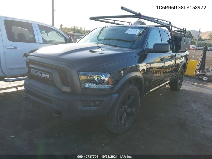 2020 Ram 1500 Classic Warlock 4X2 6'4 Box VIN: 1C6RR6GG8LS153972 Lot: 40737706