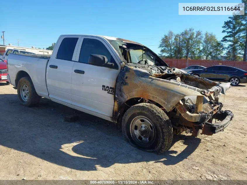 2020 Ram 1500 Classic VIN: 1C6RR6FG2LS116644 Lot: 40759005