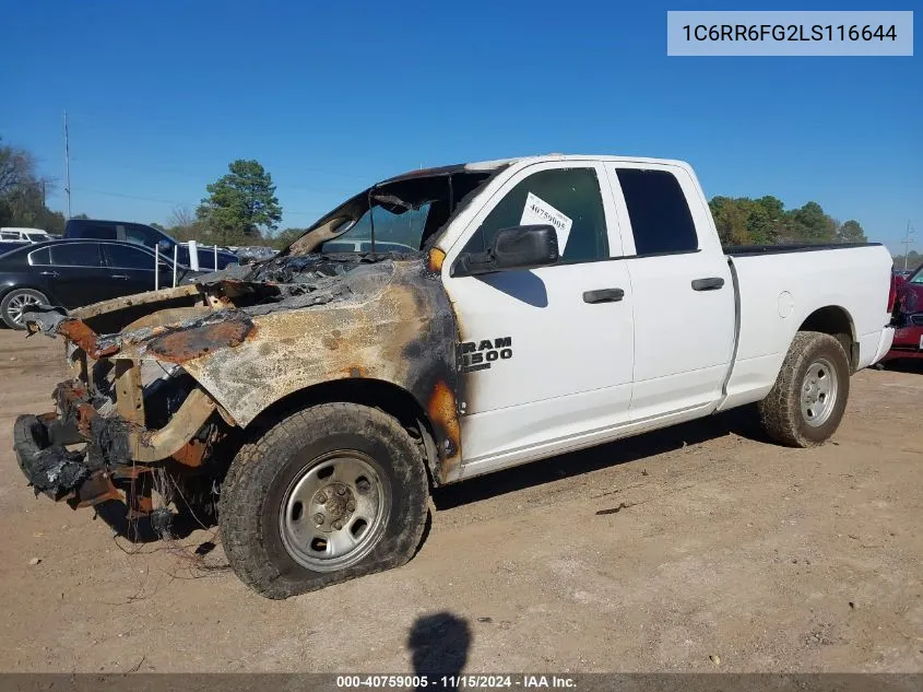 2020 Ram 1500 Classic VIN: 1C6RR6FG2LS116644 Lot: 40759005