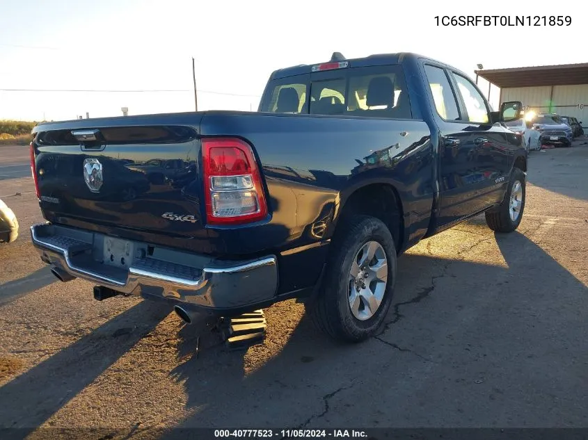 2020 Ram 1500 Big Horn 4X4 6'4 Box VIN: 1C6SRFBT0LN121859 Lot: 40777523