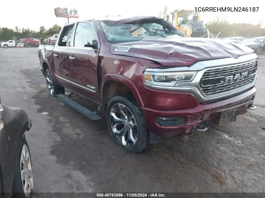 2020 Ram 1500 Limited 4X2 5'7 Box VIN: 1C6RREHM9LN246187 Lot: 40783896