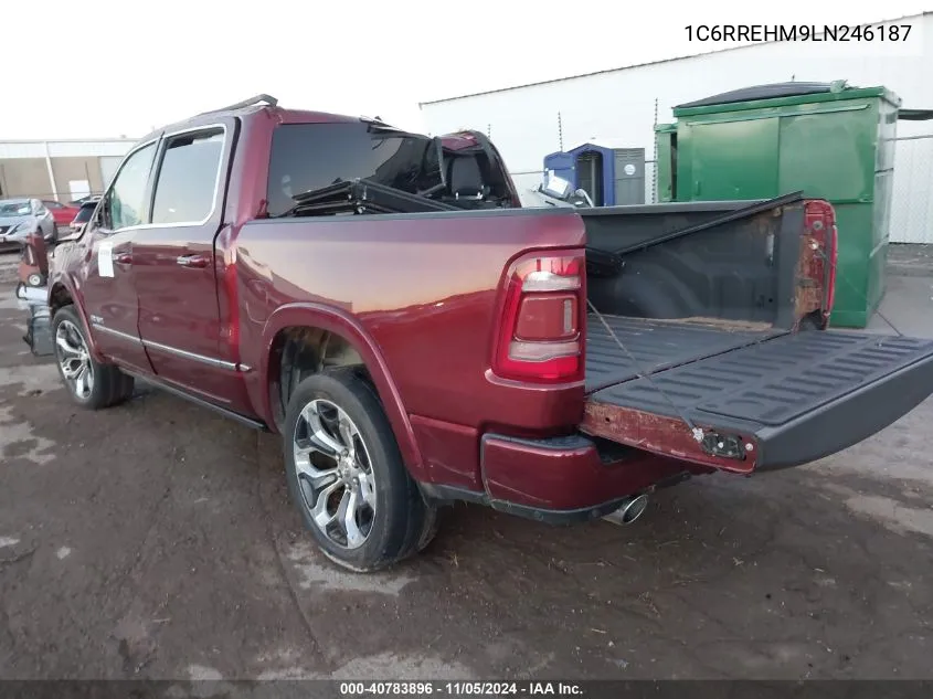 2020 Ram 1500 Limited 4X2 5'7 Box VIN: 1C6RREHM9LN246187 Lot: 40783896