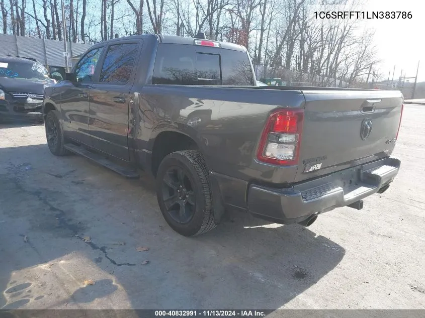 2020 Ram 1500 Big Horn 4X4 5'7 Box VIN: 1C6SRFFT1LN383786 Lot: 40832991