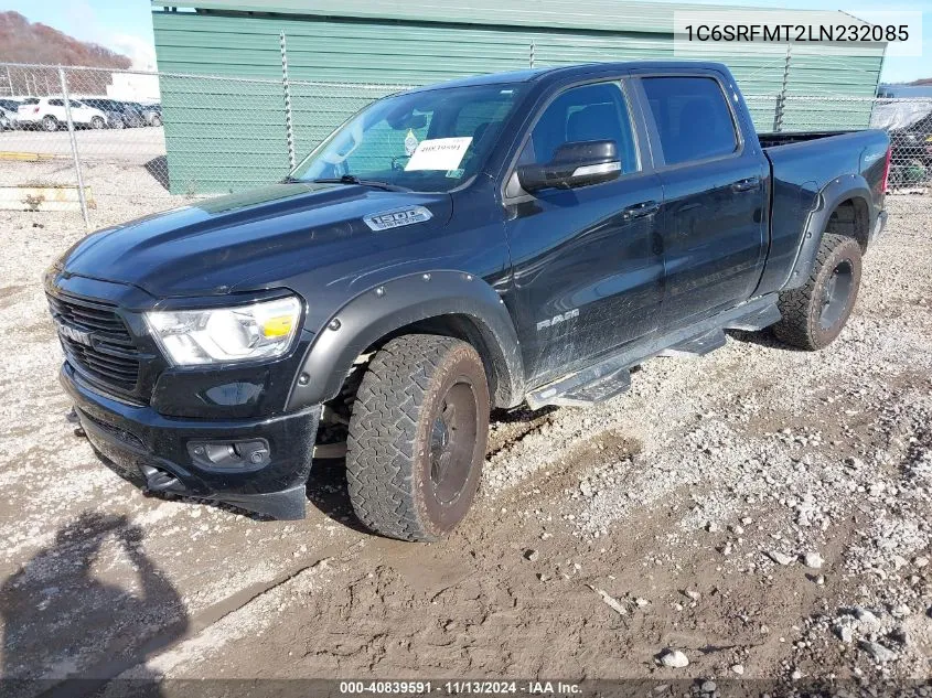 1C6SRFMT2LN232085 2020 Ram 1500 Big Horn 4X4 6'4 Box